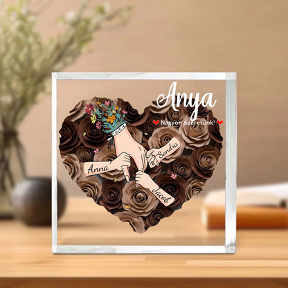 AKRIL CSODÁK ™ - ÉDESANYA / NAGYMAMA EGYEDI SZEMÉLYRE SZABOTT AKRIL AJÁNDÉK