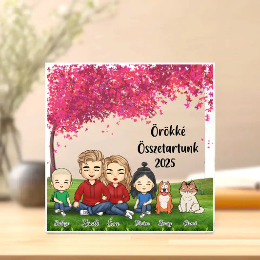 AKRIL CSODÁK ™ - CSALÁDOS EGYEDI SZEMÉLYRE SZABOTT AKRIL AJÁNDÉK